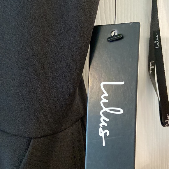 LULUS Dress size S brand new with tag color black length 33” bust 26” - Picture 3 of 12